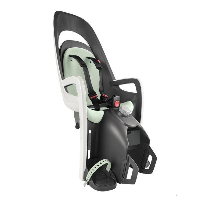 Hamax Caress Child Bike Seat Pannier Rack Version 2023: WHITE/ MINT WHITE/MINT size