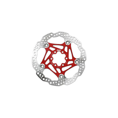Hope 6-Bolt Floating Disc Brake Rotor 160mm in Red