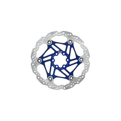 Hope 6-Bolt Floating Disc Brake Rotor 180mm in Blue