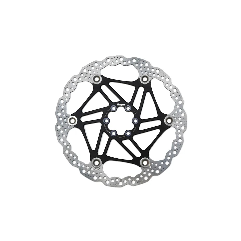 Hope 6 Bolt Floating Disc Rotor - 200mm in Black
