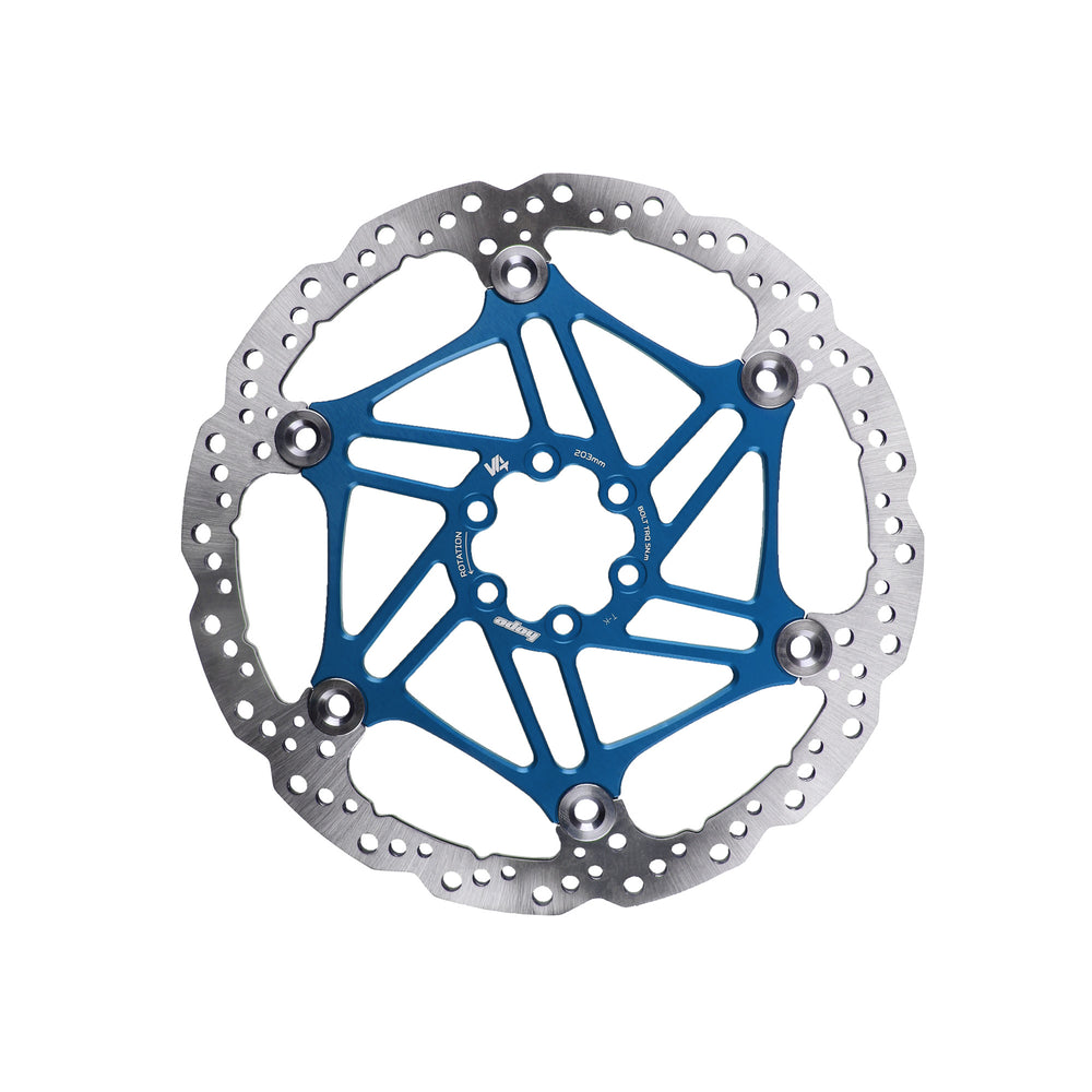 Hope V4 Vented - 6 Bolt - Floating - Blue Disc