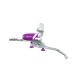 Hope Tech 4 Master Cylinder Complete - Silver/Purple