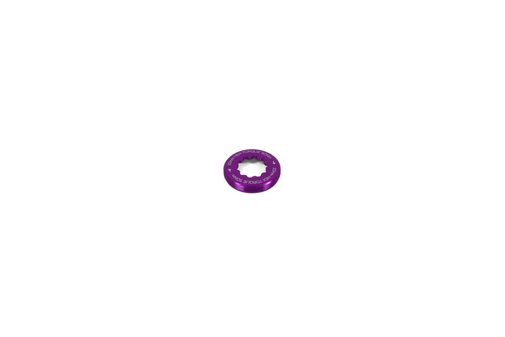 Hope EVO Crankset - Extraction Captive Nut - Purple