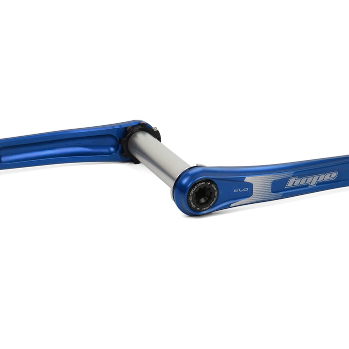 Hope EVO Crankset No Spider - 100mm FatBike - Blue