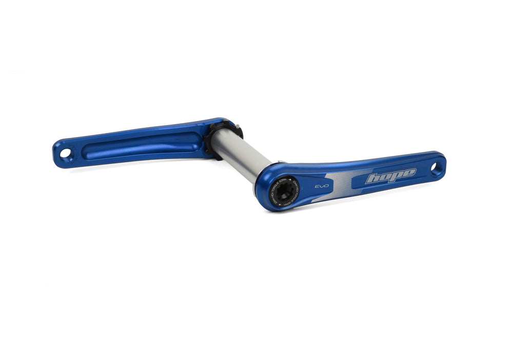 Hope EVO Crankset No Spider - 100mm FatBike - Blue