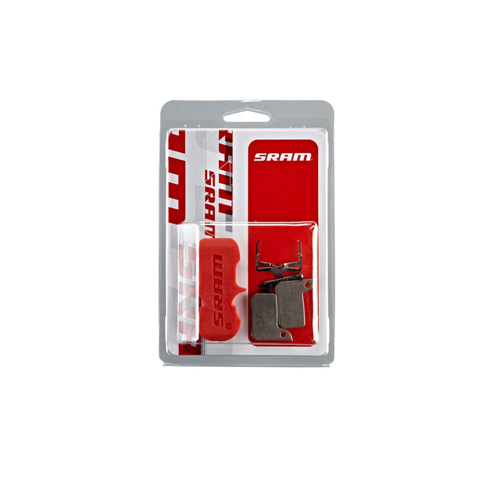 SRAM Disc Brake Pads - Asymmetric Sintered/Steel (Heavy Duty) – Monoblock - SRAM Hydraulic Road Disc, Level A1 (2017-2019)