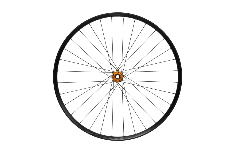Hope Front 27.5 Fortus 35W - Pro 5 Centre Lock - Orange - 110mm Boost