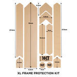 HKT Standard FRAME PROTECTION KIT GLOSS CONTOUR, BLK,