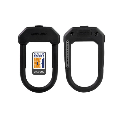 Hiplok DX Hardened Steel D-Lock in Black
