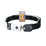 Hiplok Lite 6x750mm Wearable HiViz Chain Lock in White