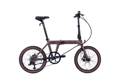 Dahon Hemingway GR folding bike in Rust, side view
