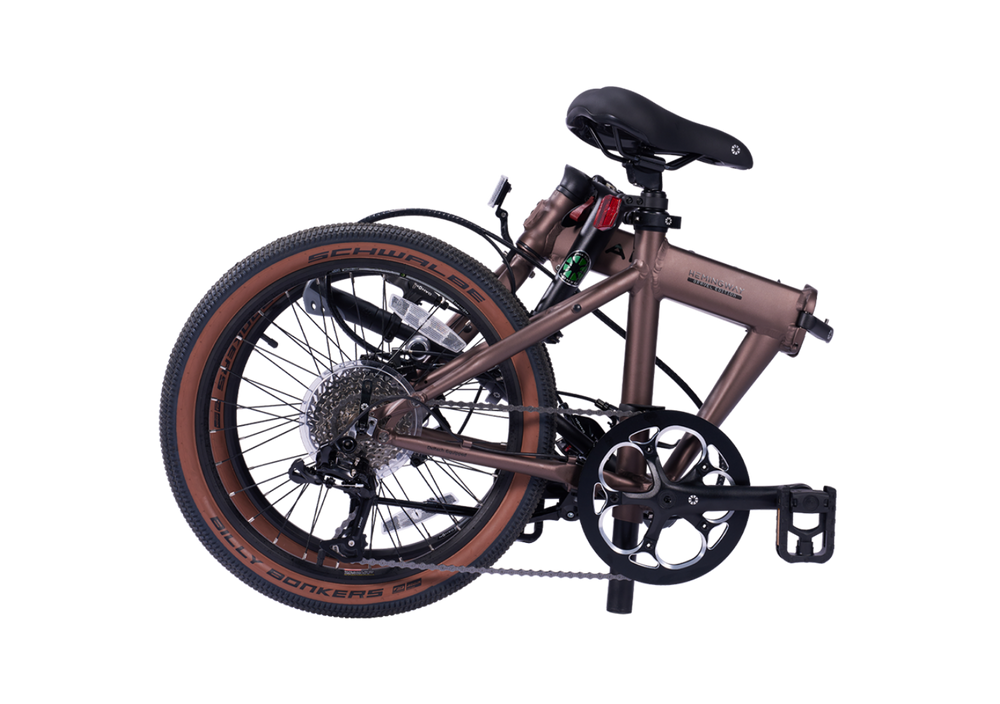 Dahon Hemingway GR folding bike in Rust, second view