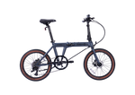 Dahon Hemingway GR folding bike in Ash Gray, side view