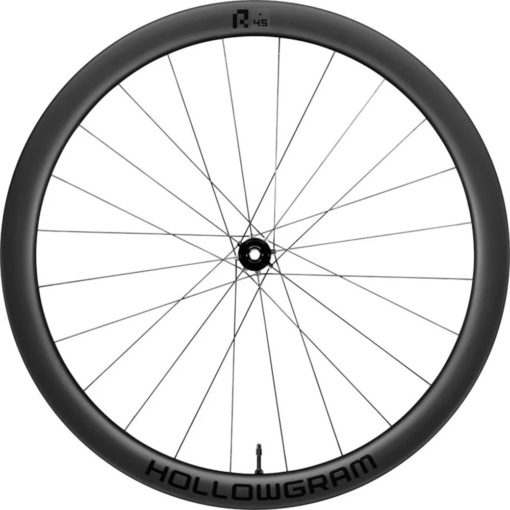 HollowGram R45 700c Carbon CL Disc Tubeless Front Wheel