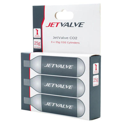 Weldtite Wedtite Jetvalve 25G Co2 Cylinders x3