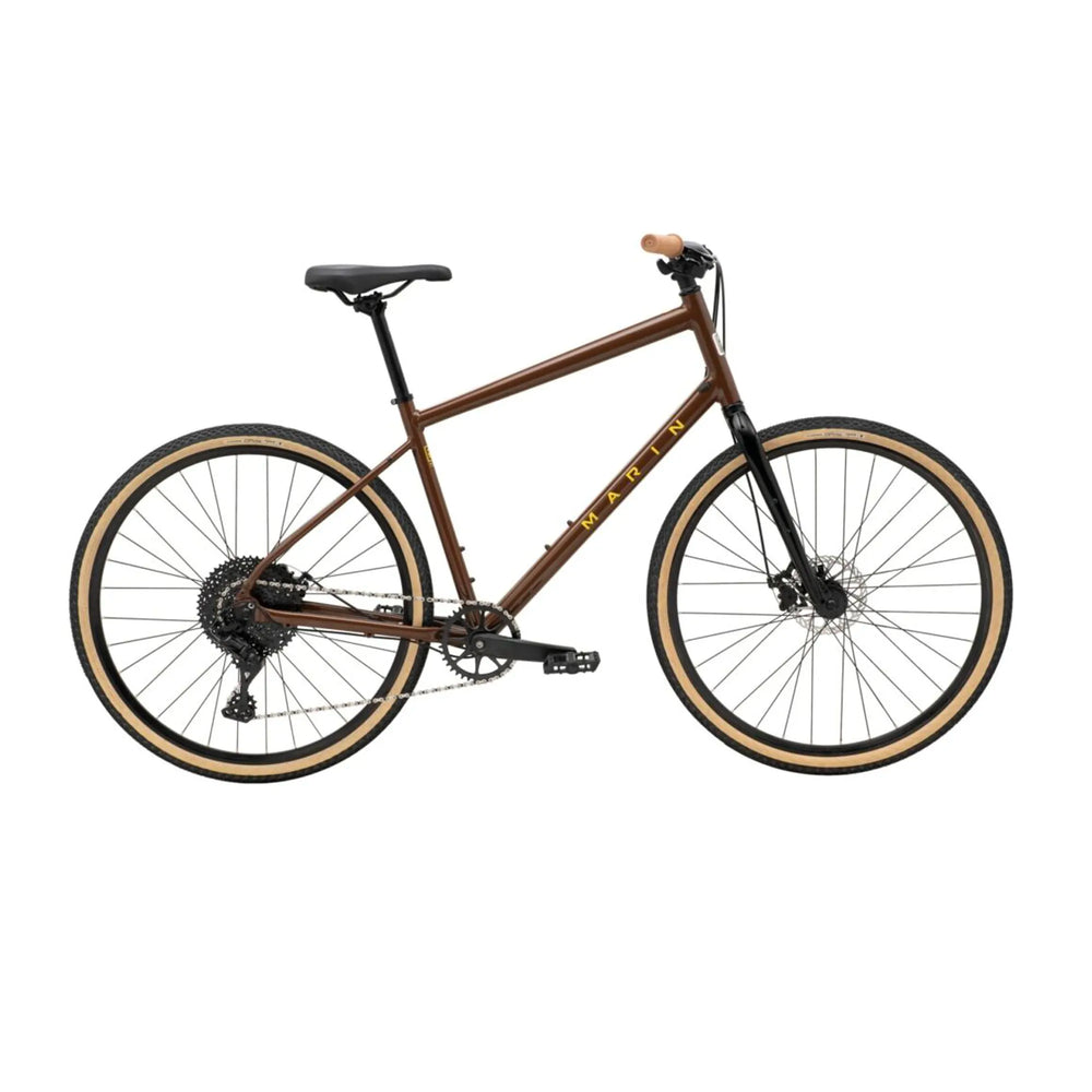 2025 Marin Kentfield 2 Hybrid Bike in Brown