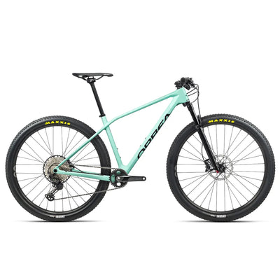 Orbea Alma M30 Carbon Hardtail Mountain Bike in Ice Green