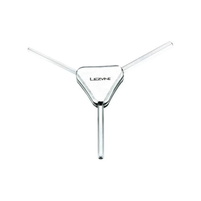 Lezyne 3 Way Wrench Hex Tool in Silver