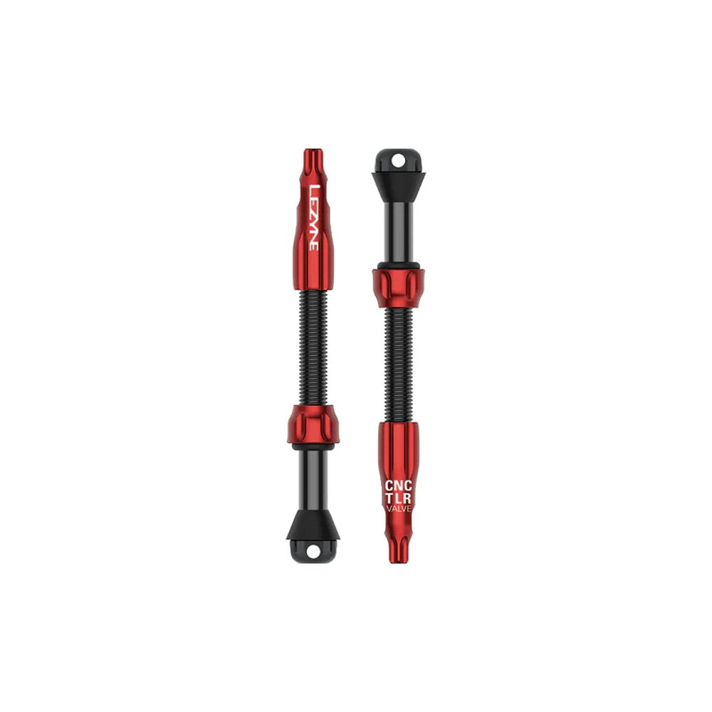 Lezyne CNC TLR Valve 60mm Red