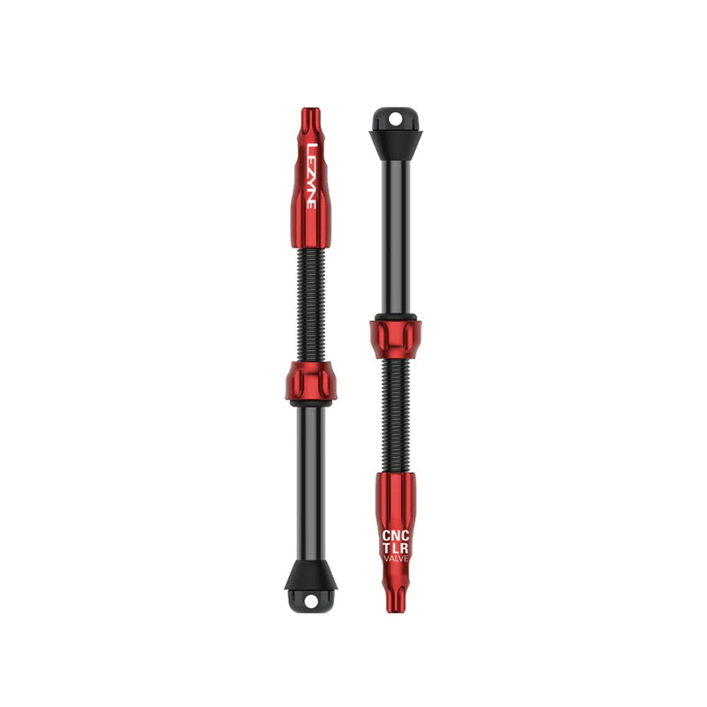 Lezyne CNC TLR Valve 80mm Red