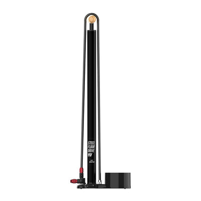 Lezyne Steel HV Floor Drive 3.5 Flat Black