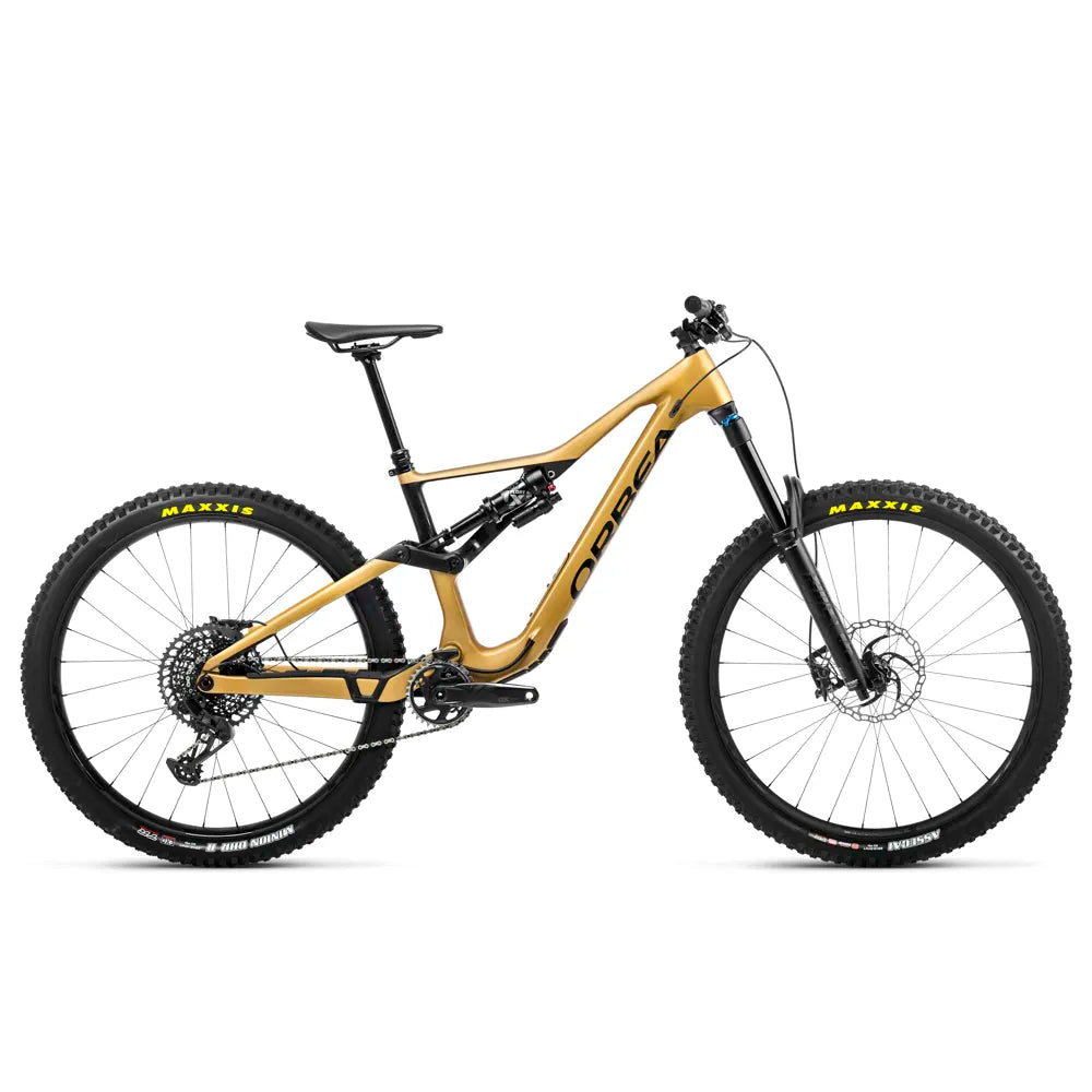 Orbea RALLON M10 Carbon Full Suspension Mountain Bike in Gold