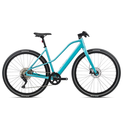 Orbea Vibe H30 Trapeze Frame Hybrid Electric Bike in Blue
