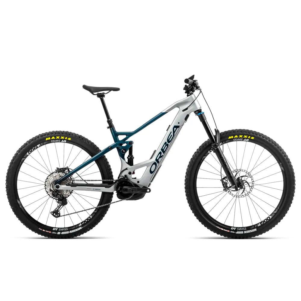 Orbea WILD FS M10 Carbon Electric Mountain Bike in Silver