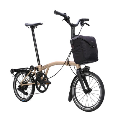 2026 Brompton P Line Electric Folding Bike in Dune Sand