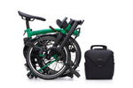 2026 Brompton Electric P Line with SuperRoll+ - e-Motiq system Folding Bike in Palm Green