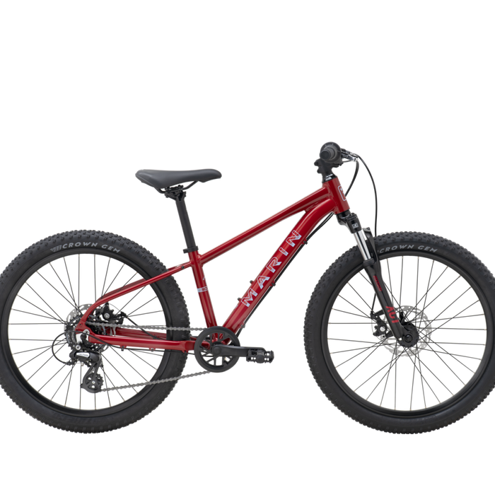 2026 Marin Bayview Trail 24 Inch Kids Bike in Red