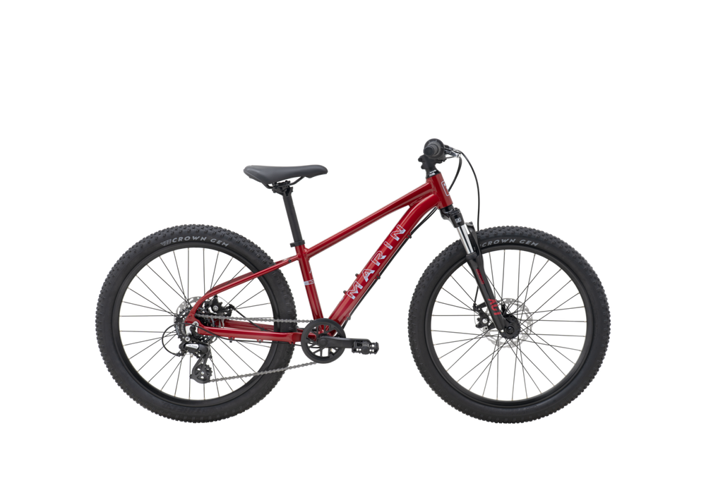 2026 Marin Bayview Trail 24 Inch Kids Bike in Red