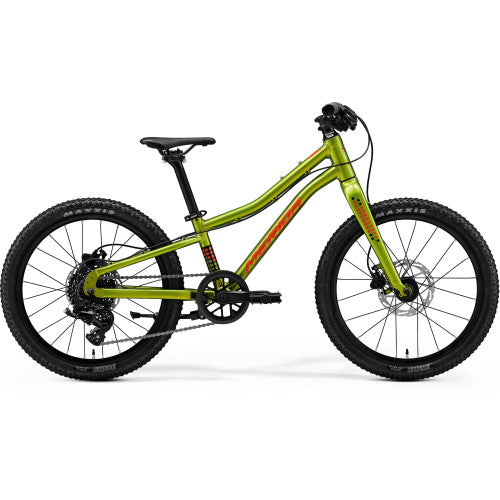 2026 Merida Matts J.20+ 20 Inch Kids Mountain Bike in Fall Green
