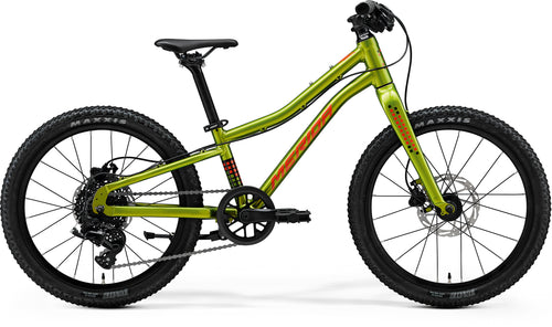 2027 Merida Matts J.20+ 20 Inch Kids Bike In Fall Green