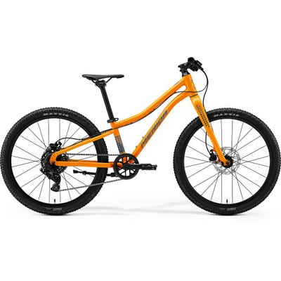 2025 Merida Matts J.24+ 24 Inch Kids Mountain Bike in Silk Orange