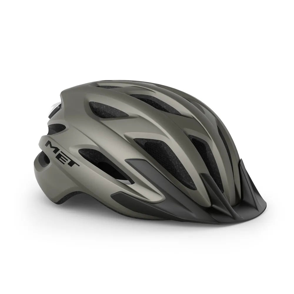 MET Crossover MIPS Cycling Helmet in Titanium