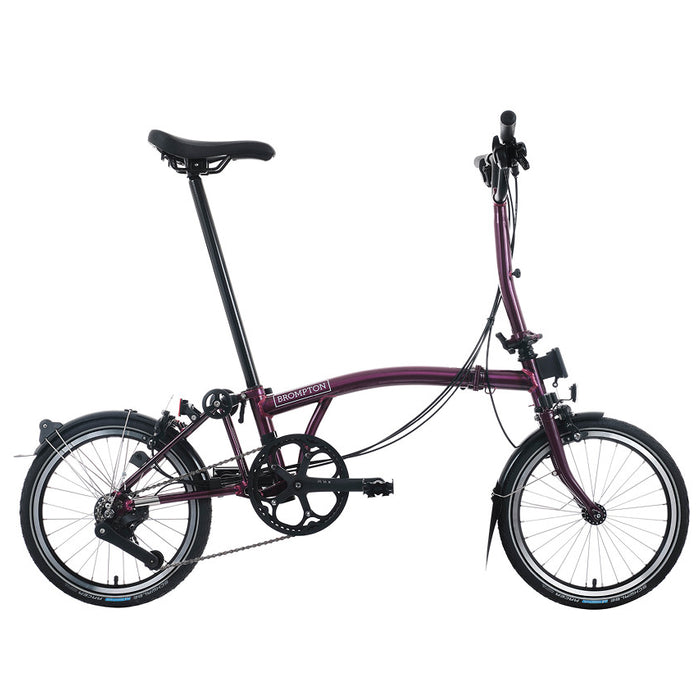 2026 Brompton C-Line 12-Speed Mid in Amethyst Lacquer