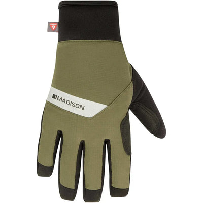 Madison DTE Waterproof Primaloft Thermal Cycling Gloves in Green