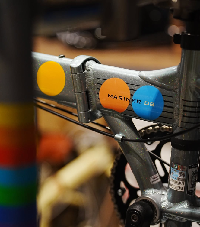 Dahon Mariner D8 20" Folding Bike | Cyan 40th Anniversary