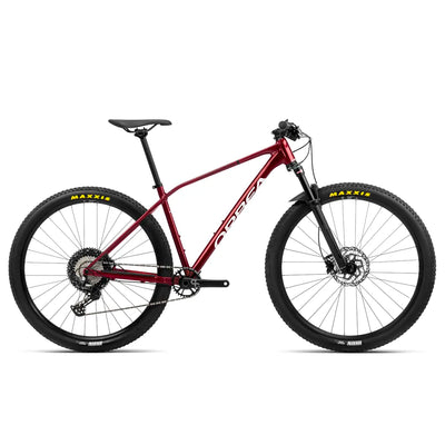 2023 Orbea Alma H30 Deore Hardtail Mountain Bike in Metallic Red