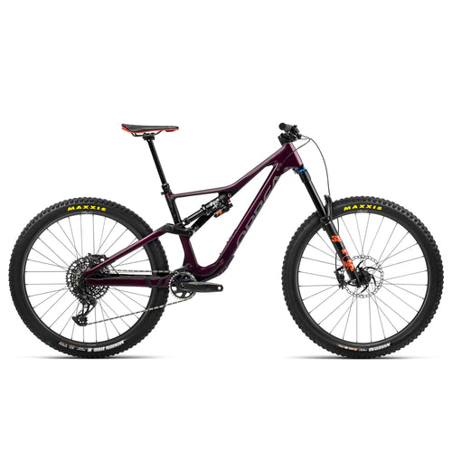 2023 Orbea Rallon M10 Carbon Full Suspension Mountain Bike in Mulberry