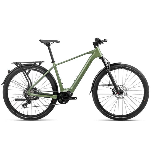 Orbea Kemen 30 Electric Hyrbid Bike in Urban Green