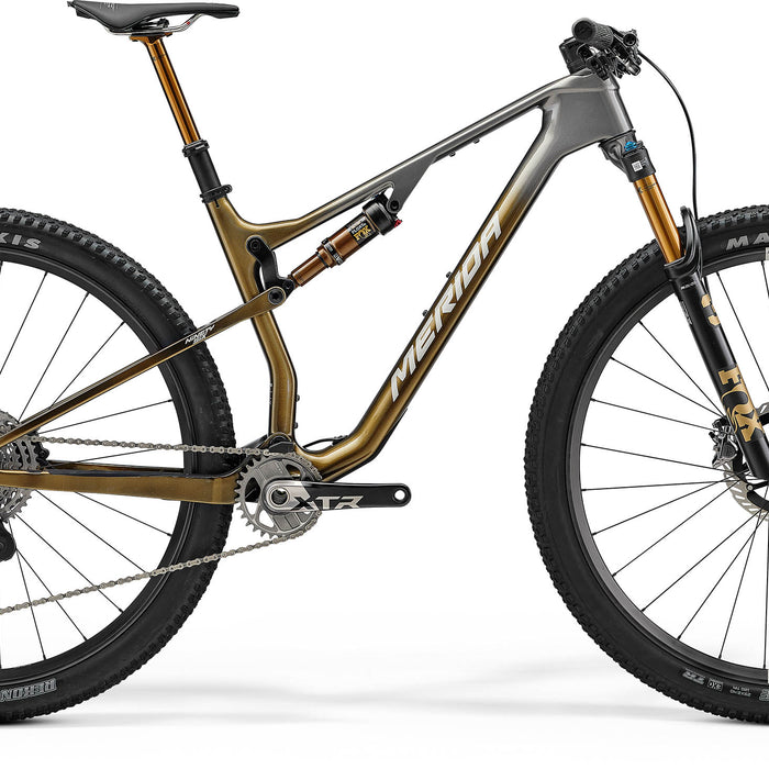 2026 Merida Ninety Six 9000 Full Suspension Mountain Bike in Gunmetal Grey