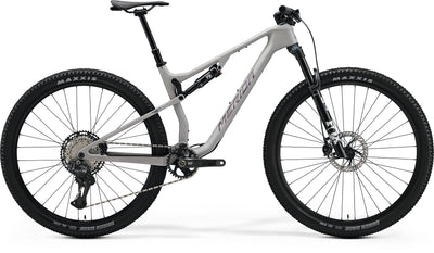 2026 Merida Ninety Six XT Full Suspension Mountain Bike in Silk Grey