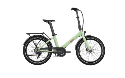 UTO Evening OG24 Electric Folding Bike in Sage Green