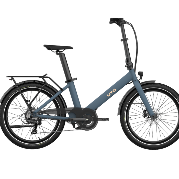 UTO Evening OG24 Electric Folding Bike in Ocean Blue