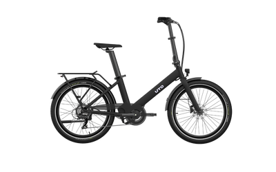UTO Evening OG24 Electric Folding Bike in Onyx Black