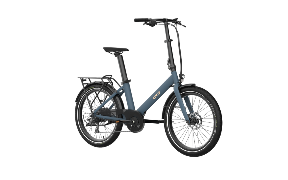UTO Evening OG24 Electric Folding Bike in Ocean Blue