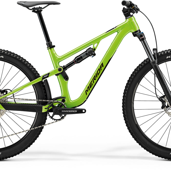 2023 Merida One-Forty 400 Full Suspension Mountain Bike in Green