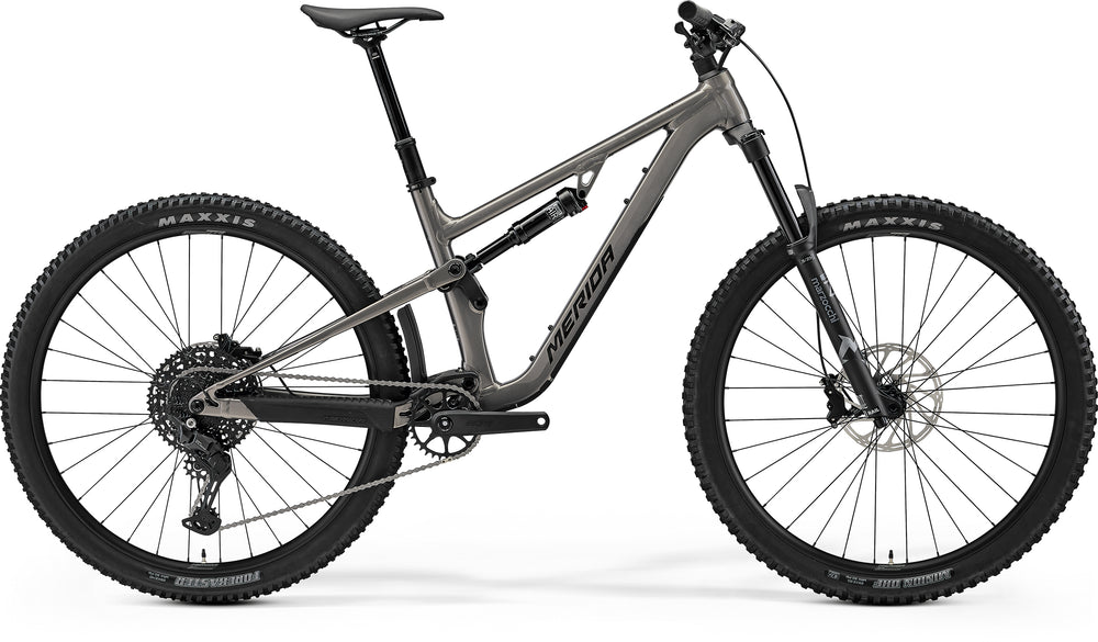 2027 Merida One-Forty 400 Full Suspension Mountain Bike In Warm Slate Grey